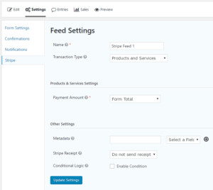 Gravity Forms Stripe Integration – NoorsPlugin