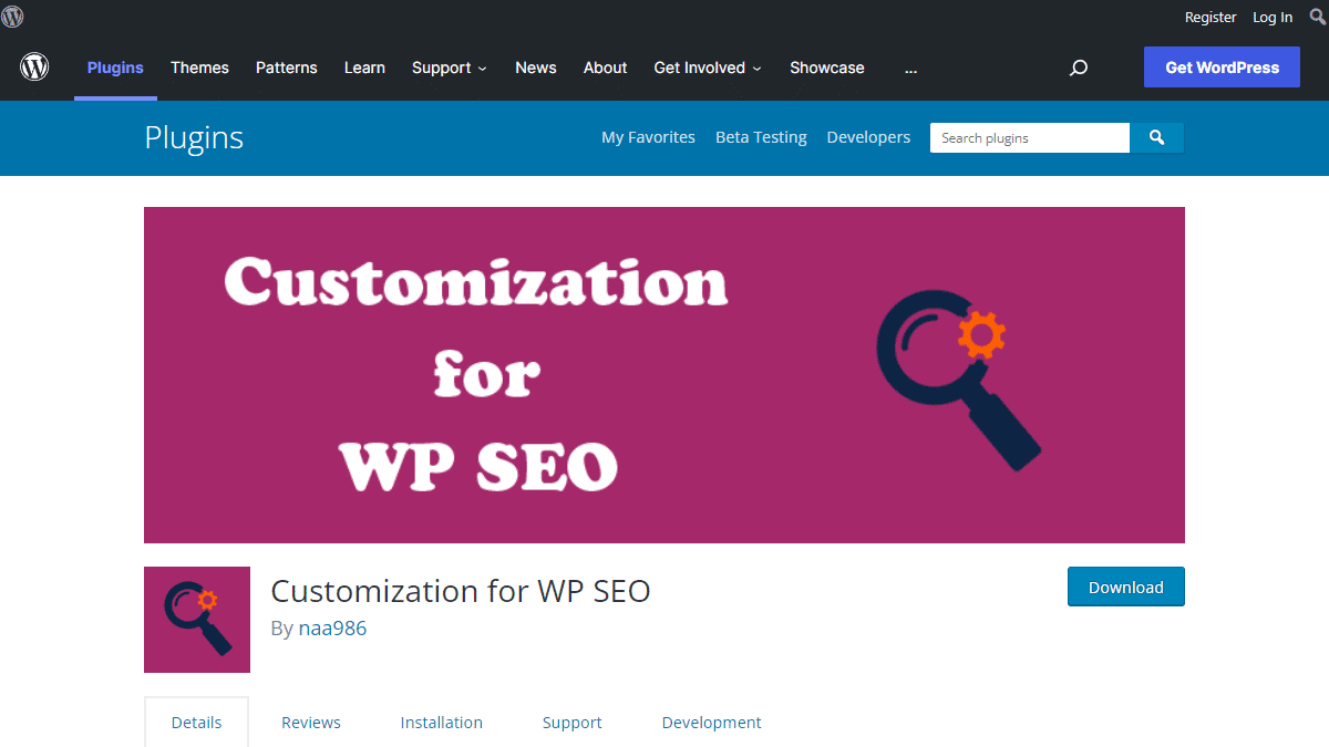 customization for wp seo wordpress plugin