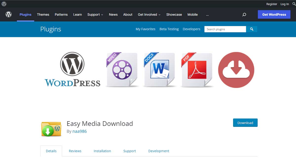 Easy Media WordPress Download Plugin – Noorsplugin