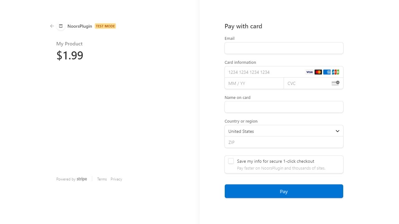 accept variable price amount using the stripe payment gateway