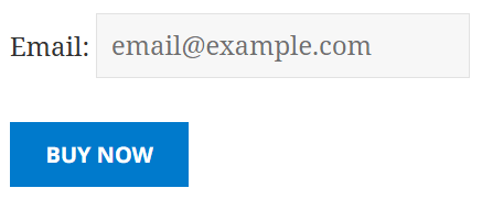 read-only prefilled email address of wordpress user using the wordpress stripe checkout plugin and its payment link button